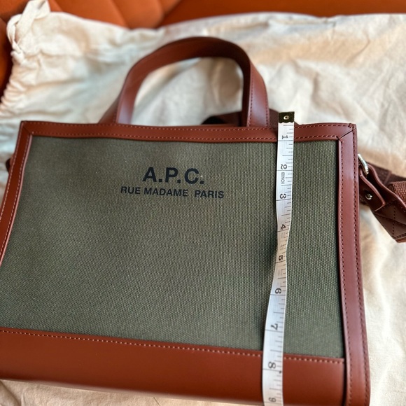 A.P.C. Khaki Camille Tote - Picture 2 of 7